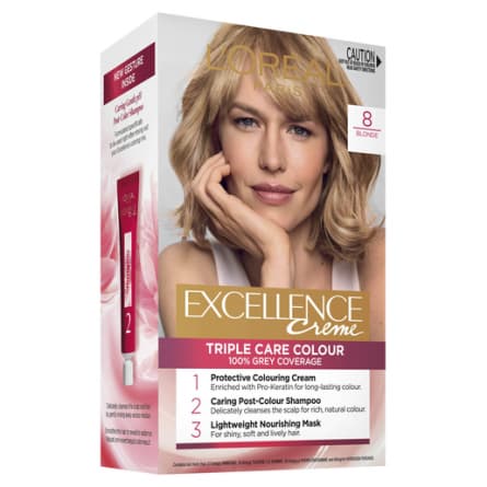 Loreal Excellence Blonde 8 - 3600523750146 are sold at Cincotta Discount Chemist. Buy online or shop in-store.