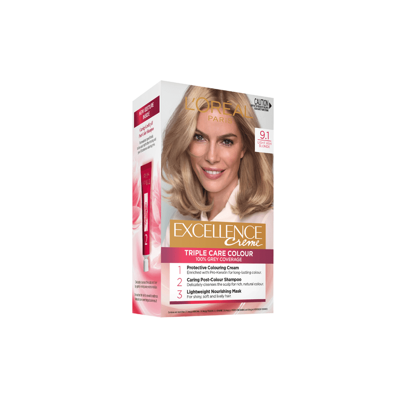 Loreal Excellence Light Ash Blonde 9.1 - 3600523750184 are sold at Cincotta Discount Chemist. Buy online or shop in-store.