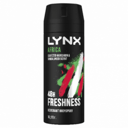 Lynx Deod Body Spray Africa 165mL - 9300830054398 are sold at Cincotta Discount Chemist. Buy online or shop in-store.