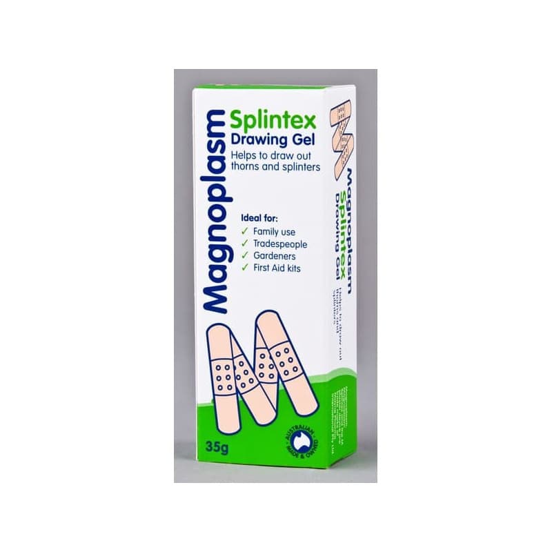 Magnoplasm Splintex Draw Gel 35g - 9334820000379 are sold at Cincotta Discount Chemist. Buy online or shop in-store.