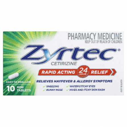 Zyrtec Tablets 10 - 9310059010440 are sold at Cincotta Discount Chemist. Buy online or shop in-store.