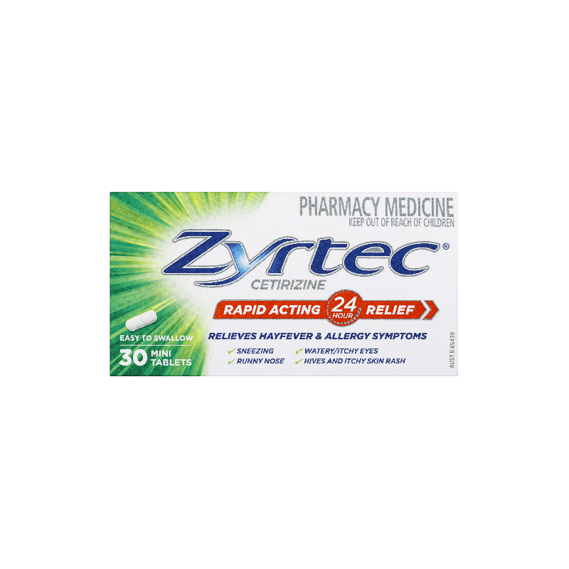 Zyrtec Tablets 30 - 9310059010464 are sold at Cincotta Discount Chemist. Buy online or shop in-store.