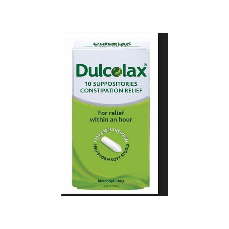 Dulcolax 10mg Suppositories 10 - 9351791000221 are sold at Cincotta Discount Chemist. Buy online or shop in-store.