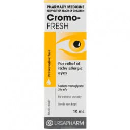 Cromo-Fresh Allergy Eye Drops 10mL - 9340404000864 are sold at Cincotta Discount Chemist. Buy online or shop in-store.