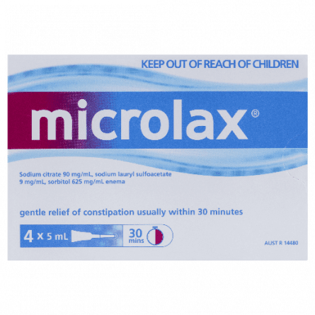 Microlax Microenema 5mL x 4 - 9310059009529 are sold at Cincotta Discount Chemist. Buy online or shop in-store.