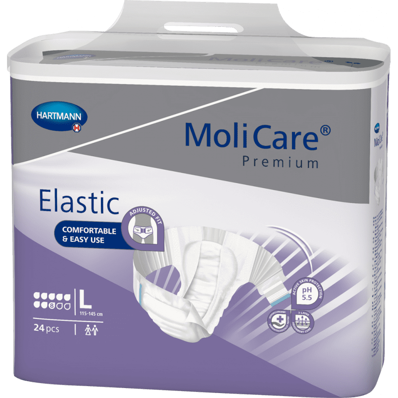 Molicare Prem Elastic 8D Large 24pk - 4052199297361 are sold at Cincotta Discount Chemist. Buy online or shop in-store.