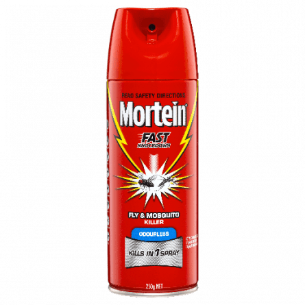 Mortein Fly Spray Odourless  250g - 9300701950286 are sold at Cincotta Discount Chemist. Buy online or shop in-store.