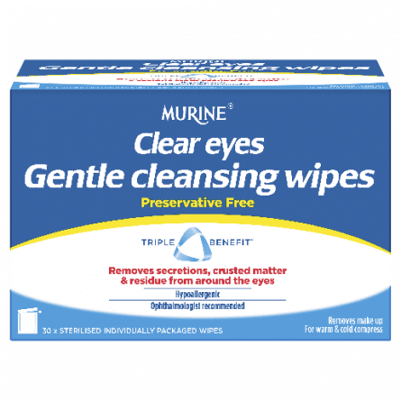 Murine Clear Eyes Wipes 30 - 9317039000866 are sold at Cincotta Discount Chemist. Buy online or shop in-store.