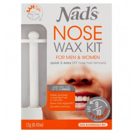 Nad's Hair Removal Nose Wax Kit for Men & Women