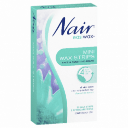 Nair Easiwax Strips Mini Face 20 pk - 9310320026507 are sold at Cincotta Discount Chemist. Buy online or shop in-store.