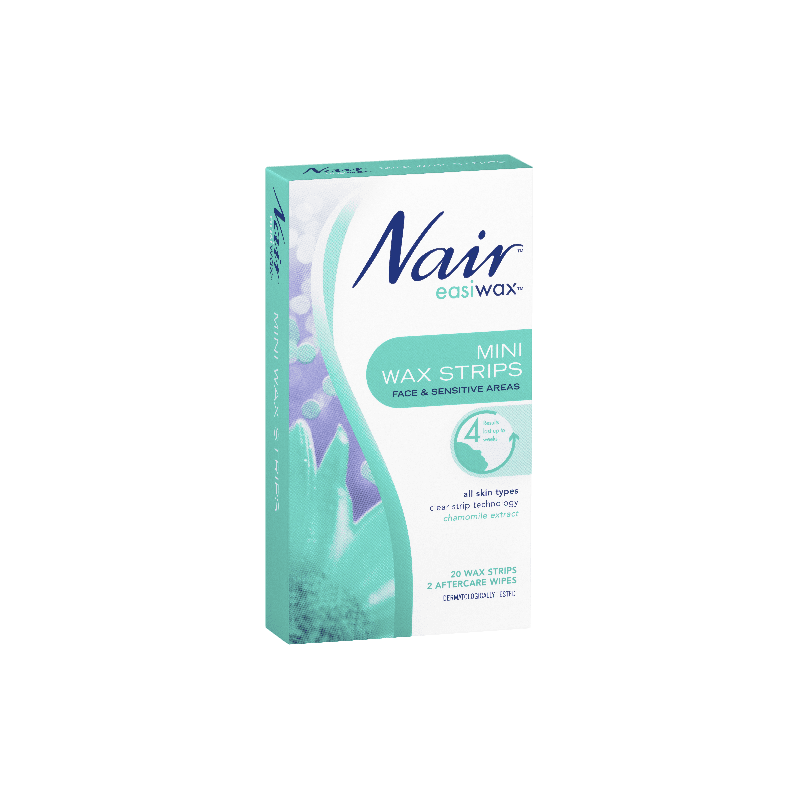 Nair Easiwax Strips Mini Face 20 pk - 9310320026507 are sold at Cincotta Discount Chemist. Buy online or shop in-store.