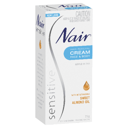 Nair Hair Removal Cream Sensitive 75g - 9310320021960 are sold at Cincotta Discount Chemist. Buy online or shop in-store.