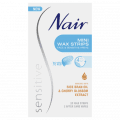 Nair Wax Strips Sensitive Mini Face & Sensitive 20 pack