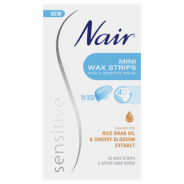 Nair Sensitive Mini Wax Strips 20 pack - 9310320002426 are sold at Cincotta Discount Chemist. Buy online or shop in-store.
