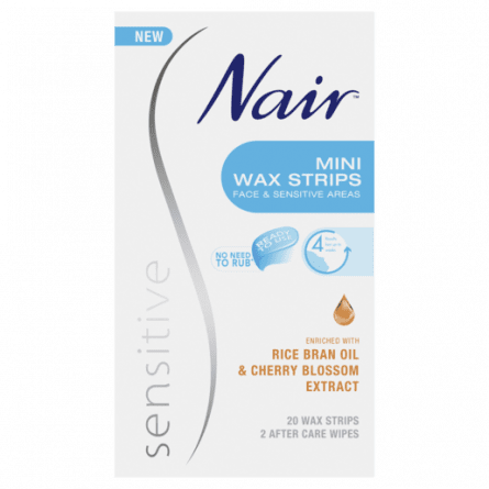 Nair Sensitive Mini Wax Strips 20 pack - 9310320002426 are sold at Cincotta Discount Chemist. Buy online or shop in-store.