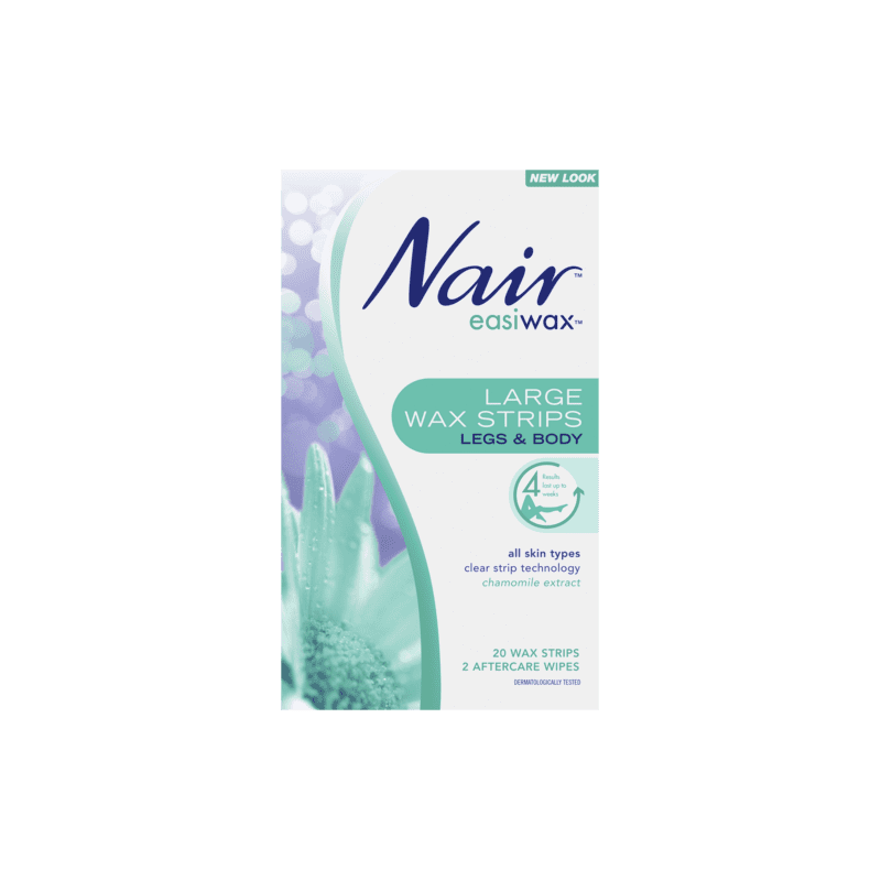 Nair Easiwax Large Wax Strips 20 pack - 9310320020000 are sold at Cincotta Discount Chemist. Buy online or shop in-store.