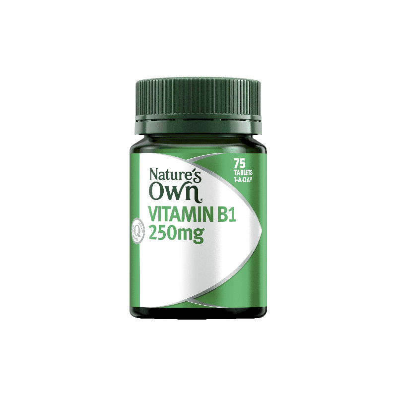 Natures Own Vitamin B1 250mg 1910 Tablets 75 - 9316090019107 are sold at Cincotta Discount Chemist. Buy online or shop in-store.