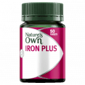Natures Own Iron Plus 0378 Tablets 50