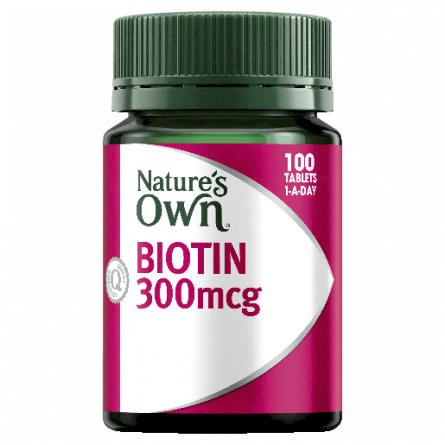 Natures Own Biotin 300Mcg 1672 Tablets 100 - 9316090016724 are sold at Cincotta Discount Chemist. Buy online or shop in-store.