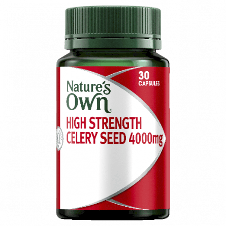 Natures Own Celery Seed 400mg Capsules 30 - 9316090018315 are sold at Cincotta Discount Chemist. Buy online or shop in-store.