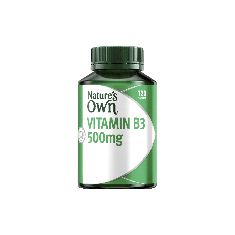 Natures Own Vitamin B3 500Mg Tablets 120 - 9316090019411 are sold at Cincotta Discount Chemist. Buy online or shop in-store.