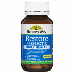 Natures Way Restore Cap 90 - 9314807041793 are sold at Cincotta Discount Chemist. Buy online or shop in-store.