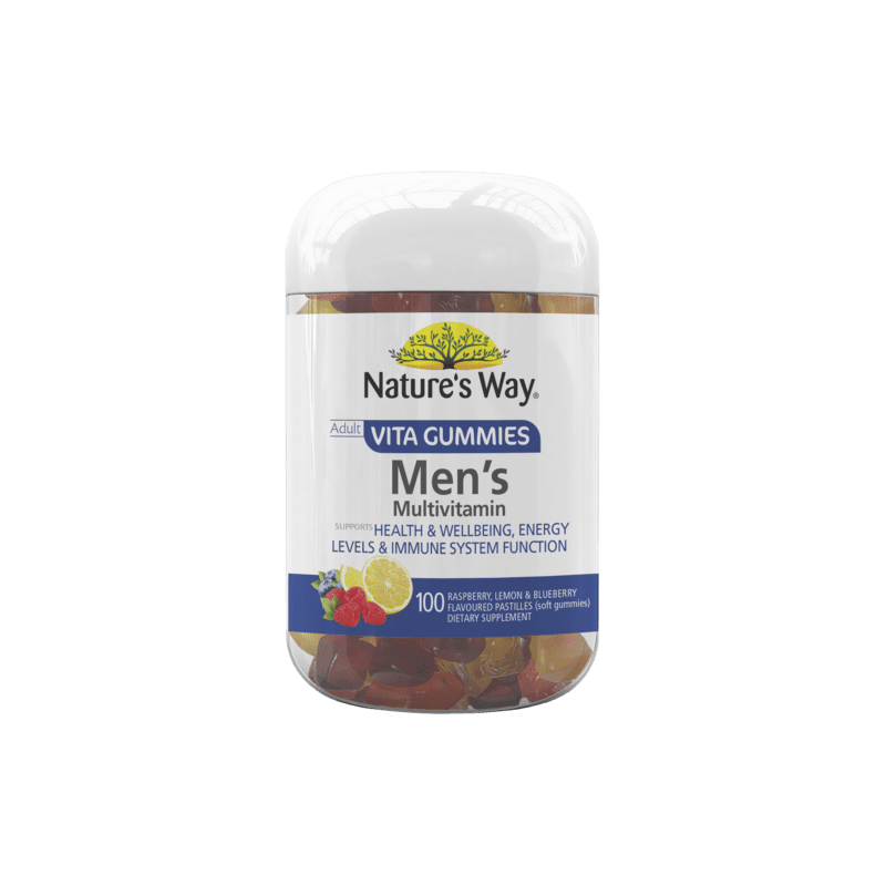 Natures Way Vita Men's Multi 100 Gummies - 9314807046392 are sold at Cincotta Discount Chemist. Buy online or shop in-store.