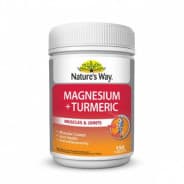 Natures Way Magnesium + Tumeric  150 Tablets - 9314807056728 are sold at Cincotta Discount Chemist. Buy online or shop in-store.