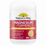 Natures Way Magnesium Turmeric 150 Tables - 9314807067298 are sold at Cincotta Discount Chemist. Buy online or shop in-store.
