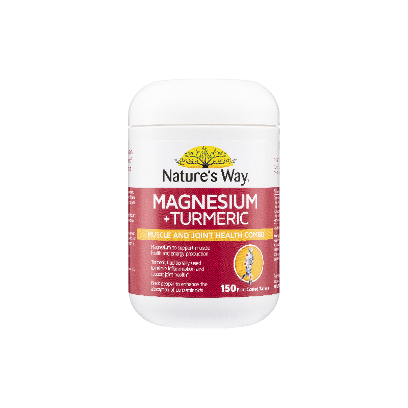 Natures Way Magnesium Turmeric 150 Tables - 9314807067298 are sold at Cincotta Discount Chemist. Buy online or shop in-store.