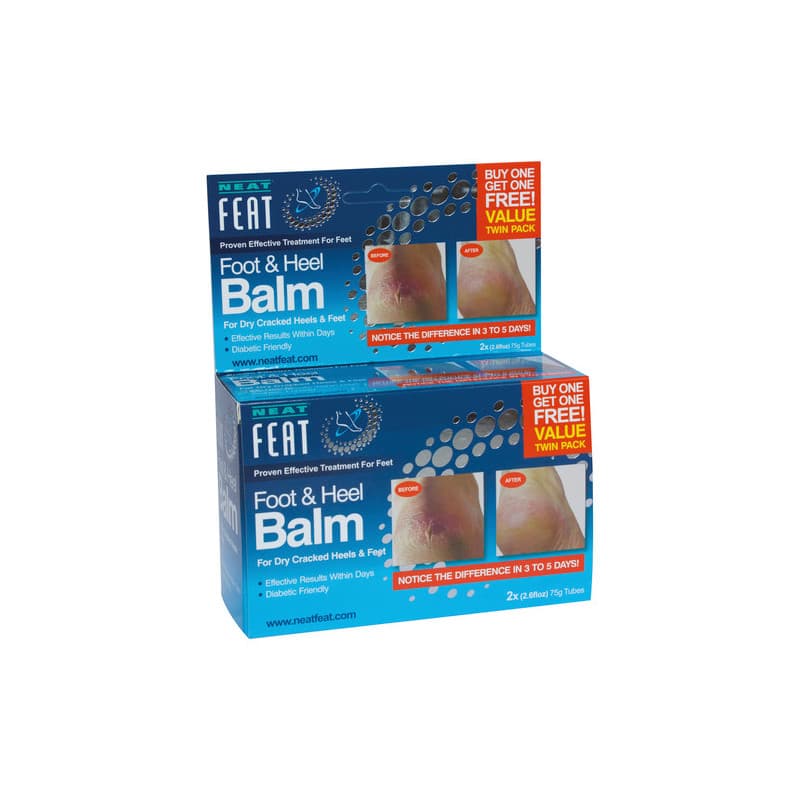 Neat Feat Heel Balm 75G 2 For 1 - 9416967912132 are sold at Cincotta Discount Chemist. Buy online or shop in-store.