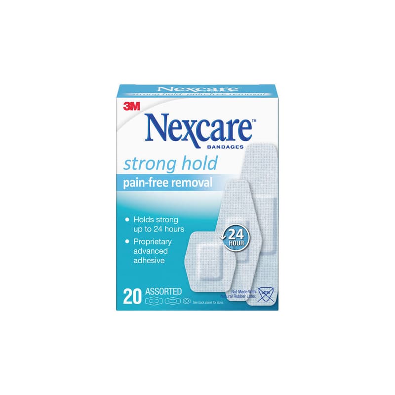 Nexcare Strong Hold Assorted Strips 20Pk - 51131193581 are sold at Cincotta Discount Chemist. Buy online or shop in-store.