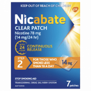 Nicabate CQ Clear 14mg Patches 7 - 9300673614025 are sold at Cincotta Discount Chemist. Buy online or shop in-store.