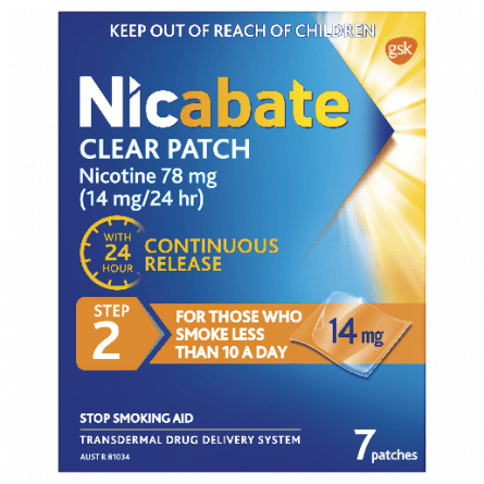 Nicabate CQ Clear 14mg Patches 7 - 9300673614025 are sold at Cincotta Discount Chemist. Buy online or shop in-store.