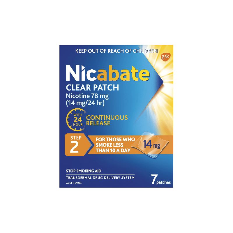 Nicabate CQ Clear 14mg Patches 7 - 9300673614025 are sold at Cincotta Discount Chemist. Buy online or shop in-store.