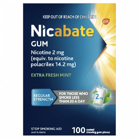 Nicabate 2Mg Extra Fresh Gum  100 - 9300673832993 are sold at Cincotta Discount Chemist. Buy online or shop in-store.