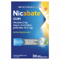 Nicabate Extra Fresh 2mg Gum 30 pack
