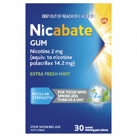 Nicabate 2Mg Extra Fresh Gum 30 - 9300673832825 are sold at Cincotta Discount Chemist. Buy online or shop in-store.