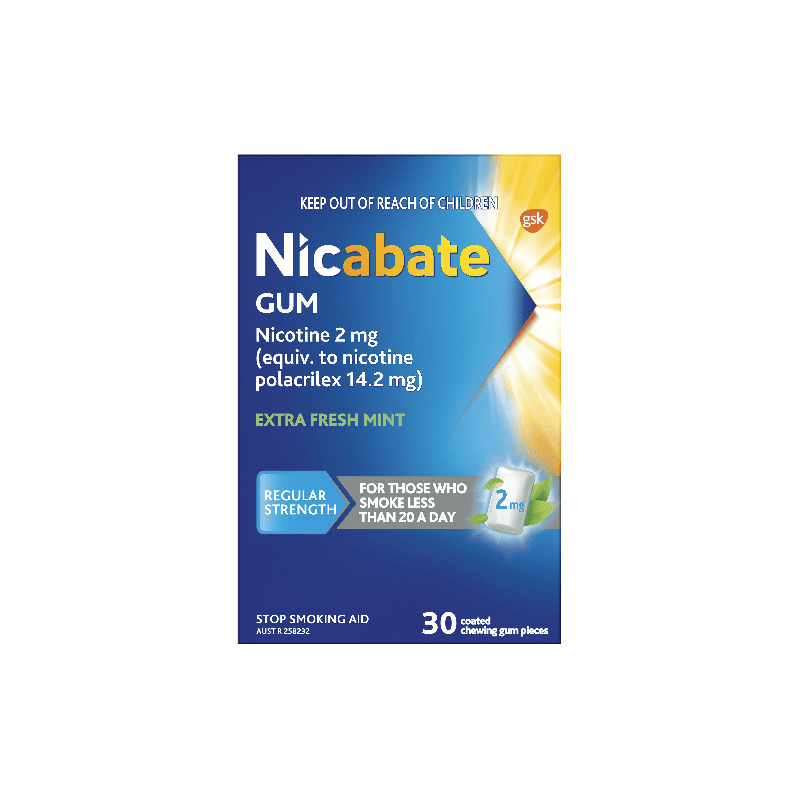 Nicabate 2Mg Extra Fresh Gum 30 - 9300673832825 are sold at Cincotta Discount Chemist. Buy online or shop in-store.