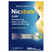 Nicabate 4Mg Extra Fresh Gum 100 - 9300673833501 are sold at Cincotta Discount Chemist. Buy online or shop in-store.