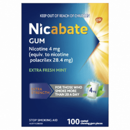 Nicabate 4Mg Extra Fresh Gum 100 - 9300673833501 are sold at Cincotta Discount Chemist. Buy online or shop in-store.
