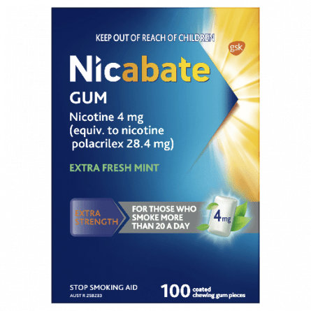 Nicabate 4Mg Extra Fresh Gum 100 - 9300673833501 are sold at Cincotta Discount Chemist. Buy online or shop in-store.