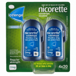 Nicorette Cool Drops 2mg 80 Lozenges - 9300607011029 are sold at Cincotta Discount Chemist. Buy online or shop in-store.