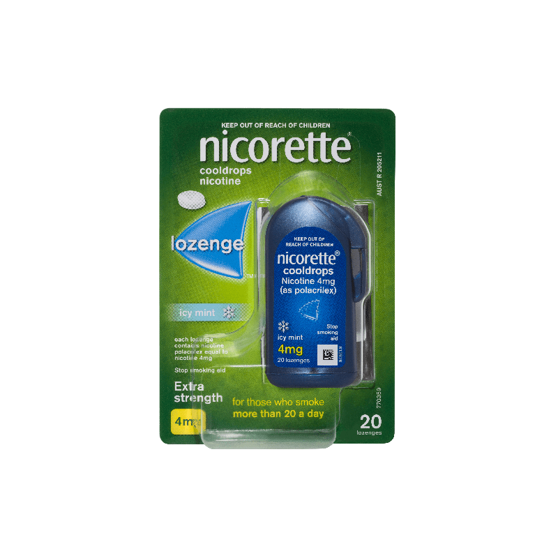 Nicorette Cool Drops 4mg 20  Lozenges - 9300607011036 are sold at Cincotta Discount Chemist. Buy online or shop in-store.