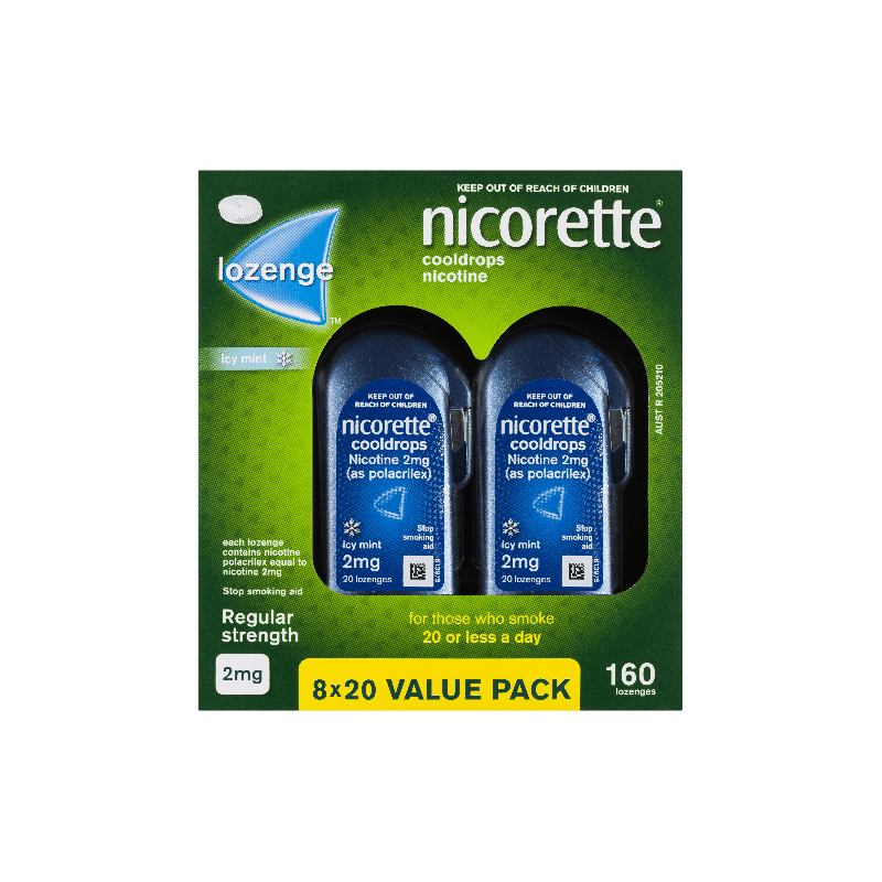 Nicorette Cool Drops 2mg 160 Pack - 9300607060027 are sold at Cincotta Discount Chemist. Buy online or shop in-store.