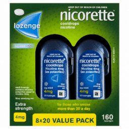 Nicorette Cool Drops 4mg 160 Pack - 9300607060034 are sold at Cincotta Discount Chemist. Buy online or shop in-store.