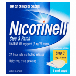 Nicotinell Patches Step 3 7mg 7 pk - 9319912034142 are sold at Cincotta Discount Chemist. Buy online or shop in-store.