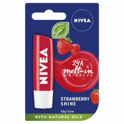 Nivea Lip Balm Fruity Shine Strawberry 4.8g - 4005808369836 are sold at Cincotta Discount Chemist. Buy online or shop in-store.