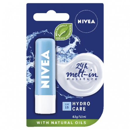 Nivea Lip Balm Hydro Care SPF15 4.8g - 4005808369928 are sold at Cincotta Discount Chemist. Buy online or shop in-store.