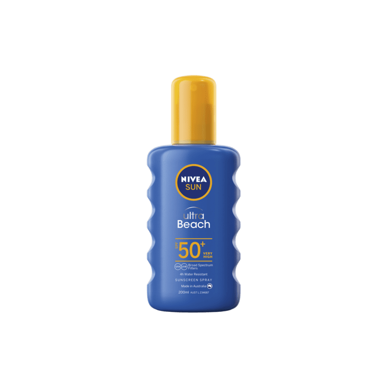 Nivea Sun Ultra Beach Spray SPF50+ 200mL - 4005900103772 are sold at Cincotta Discount Chemist. Buy online or shop in-store.